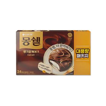 몽쉘 카카오 실속팩(816g/24입/롯데웰푸드) 몽쉘 카카오 실속팩(816g/24입/롯데웰푸드)
