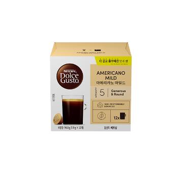 네스카페 돌체구스토 아메리카노 마일드(캡슐/7.9g*12입/네슬레코리아) 네스카페 돌체구스토 아메리카노 마일드(캡슐/7.9g*12입/네슬레코리아)