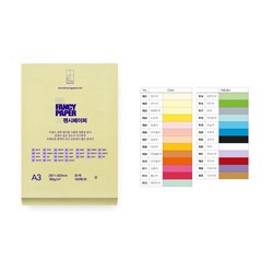 <업체별도배송>OA팬시페이퍼 A3 180g(R13/청연두색/100매/두성)