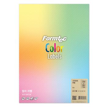 크라프트라벨(LK-3130/10매/1칸/한국폼텍) 크라프트라벨(LK-3130/10매/1칸/한국폼텍)