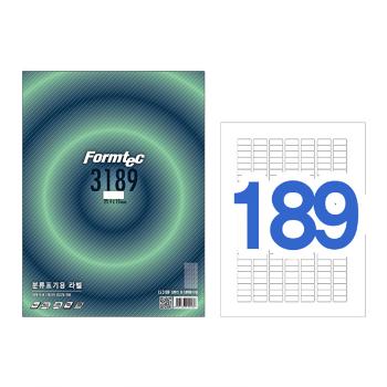 분류표기용 라벨(LS-3189/100매/189칸/폼텍) 분류표기용 라벨(LS-3189/100매/189칸/폼텍)