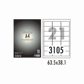 잉크젯용광택라벨(PS-3105/10매/폼텍) 잉크젯용광택라벨(PS-3105/10매/폼텍)