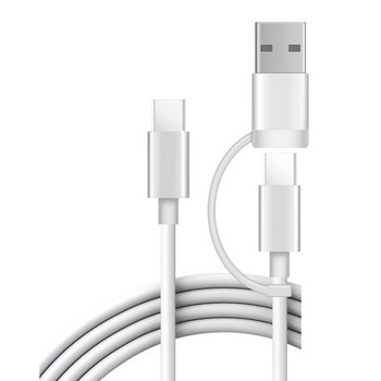 타입 C USB 이중 고속충전케이블(UC2084C/1m/화이트/코시) 타입 C USB 이중 고속충전케이블(UC2084C/1m/화이트/코시)