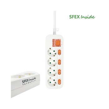 자동소화 개별스위치 4구3M 멀티탭 PVC(DYM-NSG4C/SC-SI/스펙스테크) 자동소화 개별스위치 4구3M 멀티탭 PVC(DYM-NSG4C/SC-SI/스펙스테크)