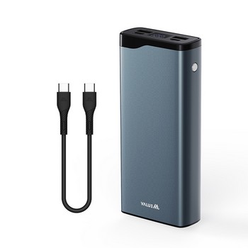<업체별도배송>고속 보조배터리(20,000mAh/케이블 포함/VM-PM20APQ/다크그레이/밸류엠)