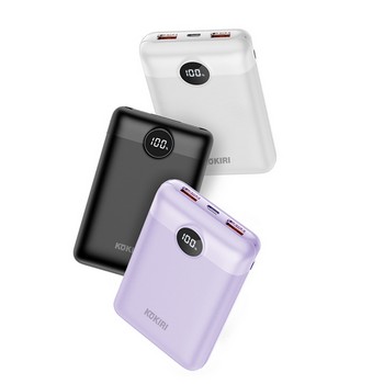 고속 LCD PD 22.5W 보조 배터리(KPB-RM20P1A1/20000mAh/퍼플/KOKIRI) 고속 LCD PD 22.5W 보조 배터리(KPB-RM20P1A1/20000mAh/퍼플/KOKIRI)