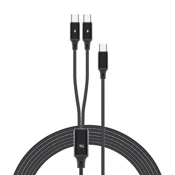 2IN1 고속충전 멀티케이블(TG-AG151D/블랙/TG) 2IN1 고속충전 멀티케이블(TG-AG151D/블랙/TG)