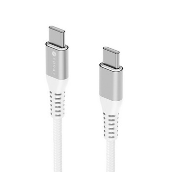 C to C 100W 고속 충전 케이블 (TC-30B/1m/화이트/Foray) C to C 100W 고속 충전 케이블 (TC-30B/1m/화이트/Foray)