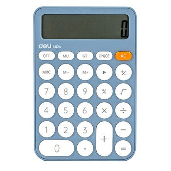 계산기(EM124/블루/Deli) 계산기(EM124/블루/Deli)