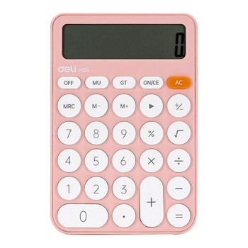 계산기(EM124/핑크/Deli) 계산기(EM124/핑크/Deli)
