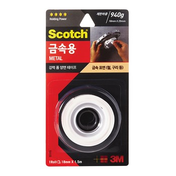 스카치 강력 금속용 폼 양면테이프 ST115/3M)