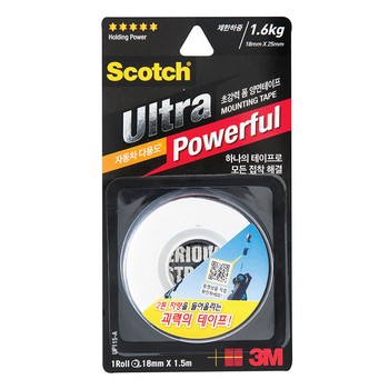 스카치 초강력 다용도 폼 양면테이프 UP115-A/3M) 스카치 초강력 다용도 폼 양면테이프 UP115-A/3M)