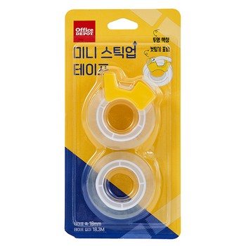 미니 스틱업 테이프(투명/2개입/EA30701/오피스디포) 미니 스틱업 테이프(투명/2개입/EA30701/오피스디포)