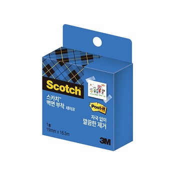 3M 스카치™ 벽면 부착 테이프 리필 183R 19mmx16.5m/3M) 3M 스카치™ 벽면 부착 테이프 리필 183R 19mmx16.5m/3M)
