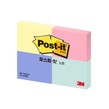 포스트-잇 653-4 R (레인보우/3M) 포스트-잇 653-4 R (레인보우/3M)