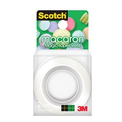 스카치 매직 테이프(마카롱/리필2입/18mmX10M/3M)