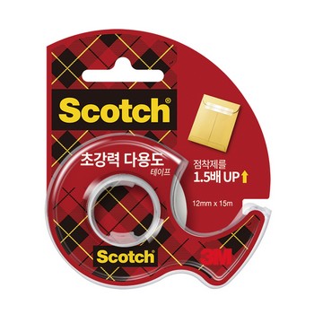 스카치&trade; 초강력 다용도 테이프 디스펜서 SH1825D (18mmx25m)
