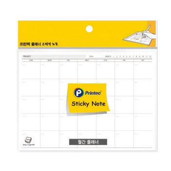 플래너스티키노트(월간플래너/프린텍) (주)오피스디포 코리아