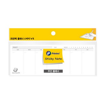 플래너스티키노트(주간플래너/프린텍) (주)오피스디포 코리아