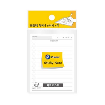 플래너스티키노트(체크리스트/프린텍) (주)오피스디포 코리아