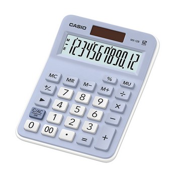 계산기(MX-12B/라이트블루/CASIO)
