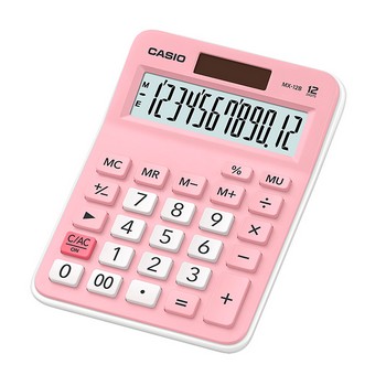 계산기(MX-12B/핑크/CASIO)