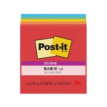포스트-잇® 강한점착용 노트 컬렉션팩 654-5 플레이풀프라이머리즈 /3M) 포스트-잇® 강한점착용 노트 컬렉션팩 654-5 플레이풀프라이머리즈 /3M)