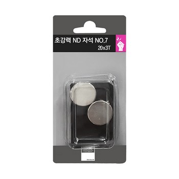 초강력 ND자석 (No.7/20*3T/4입/다산사무기) 초강력 ND자석 (No.7/20*3T/4입/다산사무기)