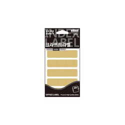 크라프트 견출지(K208/14매/80*20/쁘띠팬시) 크라프트 견출지(K208/14매/80*20/쁘띠팬시)