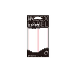 일반 견출지(204R/18매/적색/43*140/쁘띠팬시) 일반 견출지(204R/18매/적색/43*140/쁘띠팬시)