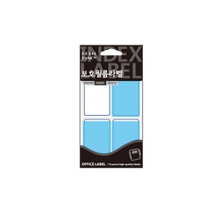 보호 견출지(F206B/13매/청색/37*63/쁘띠팬시) 보호 견출지(F206B/13매/청색/37*63/쁘띠팬시)