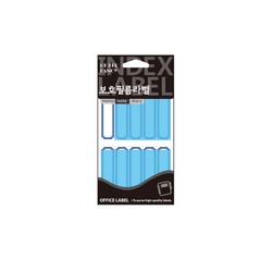 보호 견출지(F222B/13매/청색/18*60/쁘띠팬시) 보호 견출지(F222B/13매/청색/18*60/쁘띠팬시)