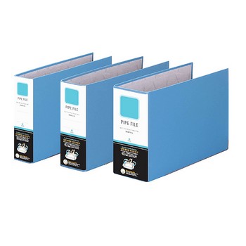 양면개폐 파이프바인더(청색/가로/PB8875-7A/10cm*70mm)