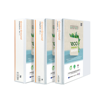 <업체별도배송>친환경 G.PP O링 바인더(5cm/백색/GBW357/희망화일) <업체별도배송>친환경 G.PP O링 바인더(5cm/백색/GBW357/희망화일)