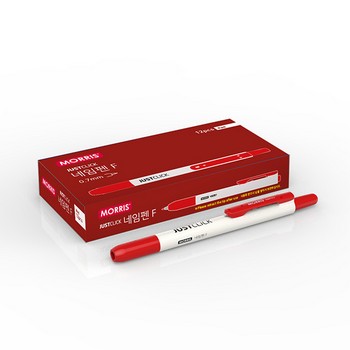 <SVO>JUST CLICK 네임펜F(MRN-104/적색/1자루/모리스)