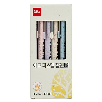 에코 파스텔 젤펜(흑/0.5/메탈클립/12자루/오피스디포) 에코 파스텔 젤펜(흑/0.5/메탈클립/12자루/오피스디포)