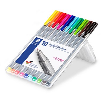 화인라이너 10색세트(334SB10/STAEDTLER)