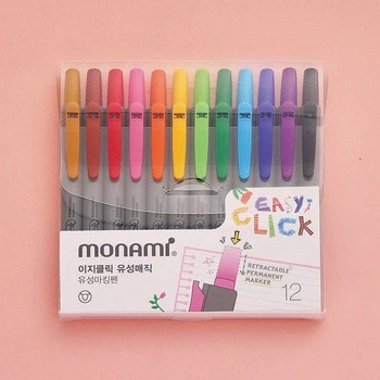이지클릭 Permanent Marker 세트(12색/모나미)