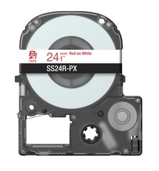 라벨프린터리본(SS24R/24mm/흰바탕,빨강글씨/엡손) 라벨프린터리본(SS24R/24mm/흰바탕,빨강글씨/엡손)