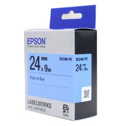 라벨프린터리본(SC24B/24mm/파랑바탕,검정글씨/엡손) 라벨프린터리본(SC24B/24mm/파랑바탕,검정글씨/엡손)