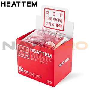 <업체별도배송>핫팩 (포켓용)(모델명:히트템 레드(RED)/크기(mm):97X129/무게(g):85/평균온도(˚c):60/최고온도(℃) :70/히트템) 1PK(20EA)