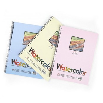 워터칼라스케치북(5절/220g/11매/NO.D5212) 워터칼라스케치북(5절/220g/11매/NO.D5212)
