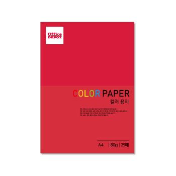 컬러색지 80g(P22/빨강색/25매/오피스디포) 컬러색지 80g(P22/빨강색/25매/오피스디포)