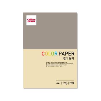 컬러색지 120g(E4/크림색/20매/오피스디포) 컬러색지 120g(E4/크림색/20매/오피스디포)