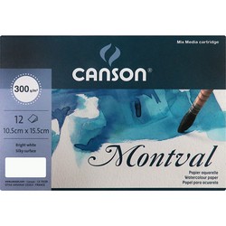 CANSON 엽서팩 몽발(12매/300g/수채화용/CACP-MONT/10.5x15.5cm) (주)오피스디포 코리아
