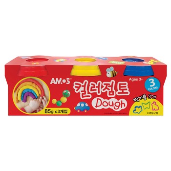 3색 칼라 점토