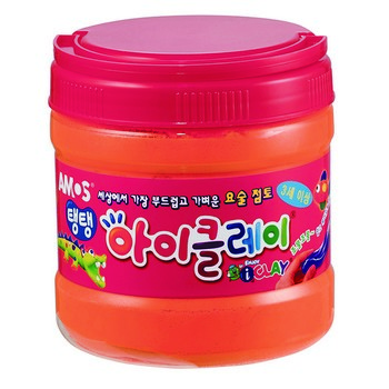 탱탱 아이클레이 버켓(400g/주황)