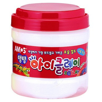 탱탱 아이클레이 버켓(400g/흰색)
