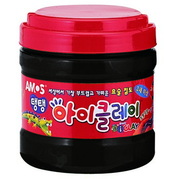 탱탱 아이클레이 버켓(400g/검정)