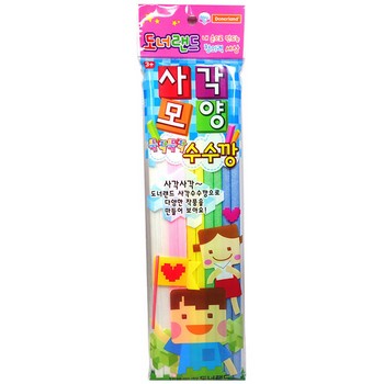 사각모양 수수깡(10개입/도너랜드)